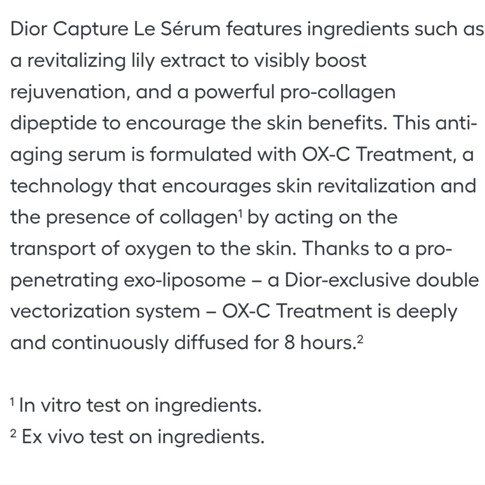 Dior Capture Totale Le Serum Pro Collagen Anti-aging - Picture 4 of 12